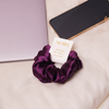 Purple Silk Scrunchy