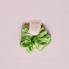 Light Green Silk Scrunchy