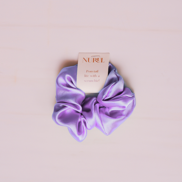 Silk Scrunchie (random color)