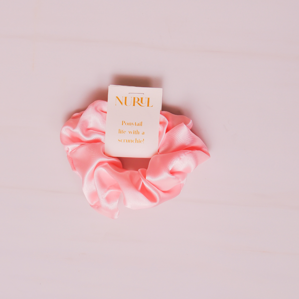 Silk Scrunchie (random color)