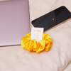 Yellow Silk Scrunchy